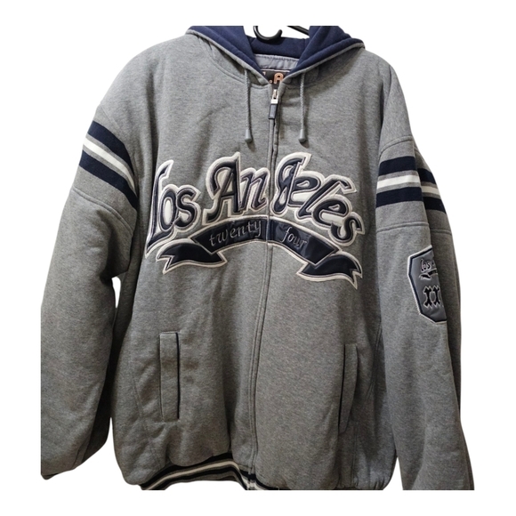 LA Sports Other - Gray Los Angeles Athelic Full Zip Hoodie 2XL